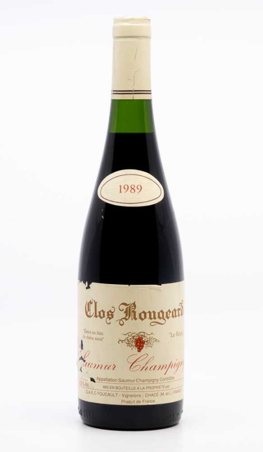 CLOS ROUGEARD - Saumur Champigny Le Bourg 1989 red, wine  from saumur champigny