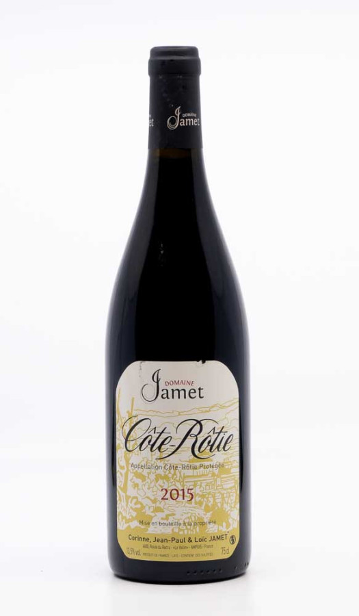 JAMET - Côte Rôtie 2015 rouge, vin  de côte rôtie