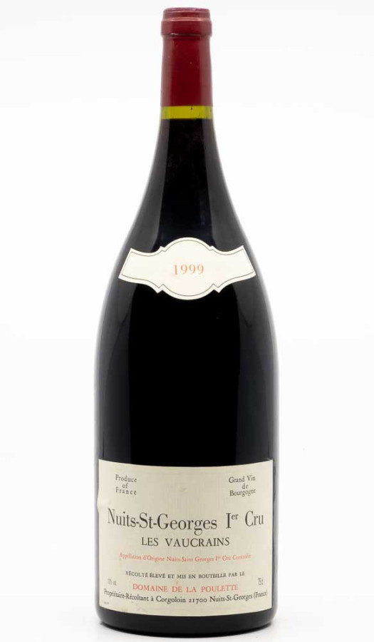 DOMAINE DE LA POULETTE - Nuits Saint Georges 1er Cru Vaucrains 1999 red, wine 1er cru from nuits saint georges 1er cru