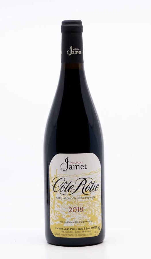 JAMET - Côte Rôtie 2019 rouge, vin  de côte rôtie