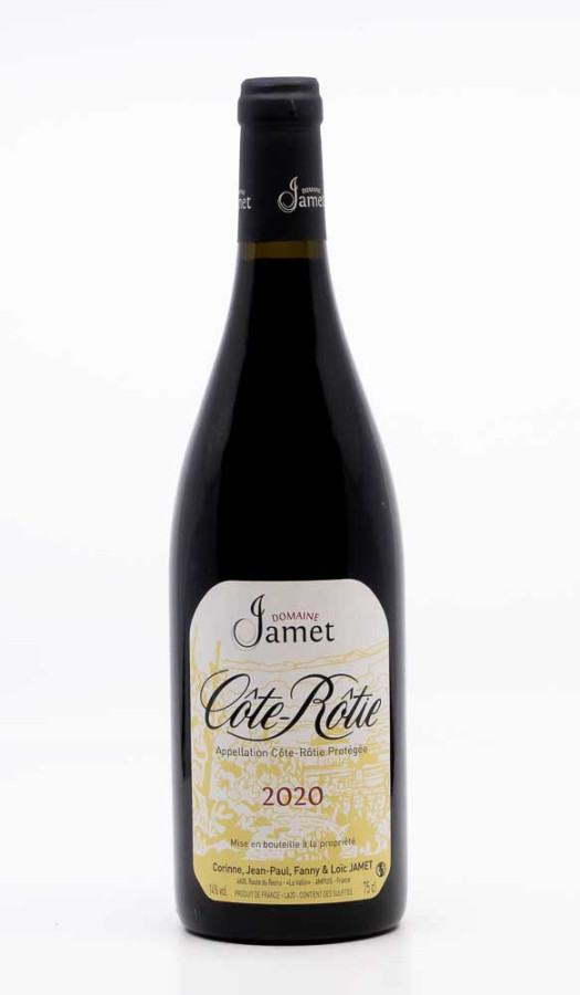 JAMET - Côte Rôtie 2020 rouge, vin  de côte rôtie