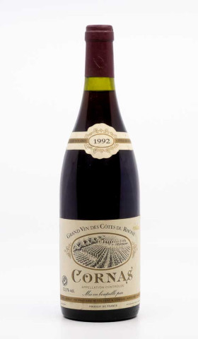 VERSET NOËL - Cornas 1992 rouge, vin  de cornas
