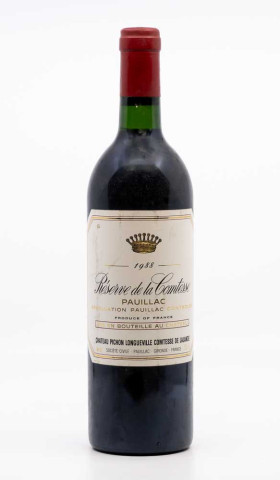 CHÂTEAU PICHON LONGUEVILLE COMTESSE DE LALANDE - Pauillac Réserve de la Comtesse 1988 rouge, vin  de pauillac