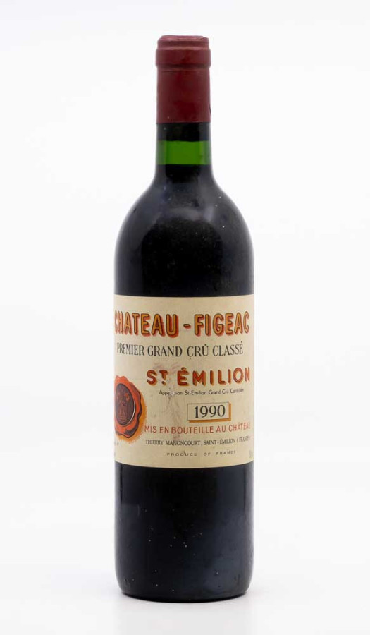 CHÂTEAU FIGEAC - Saint Emilion 1990 red, wine  from saint emilion