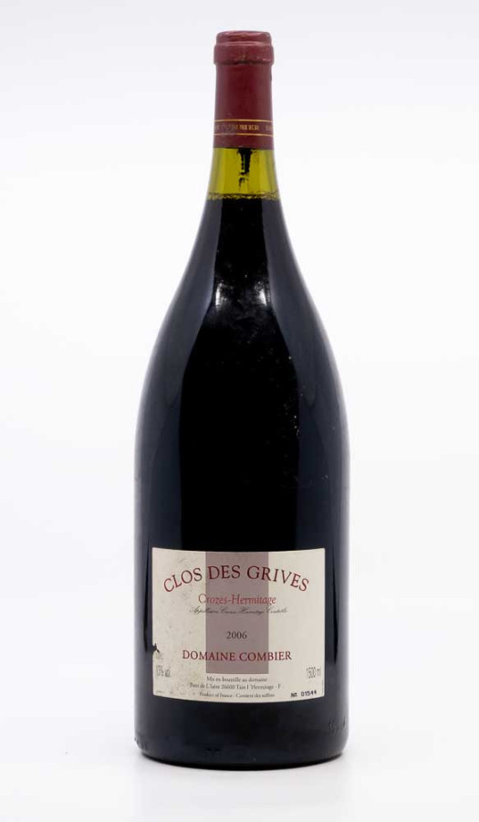 COMBIER - Crozes Hermitage Clos des Grives 2006 Magnum , wine  from crozes hermitage