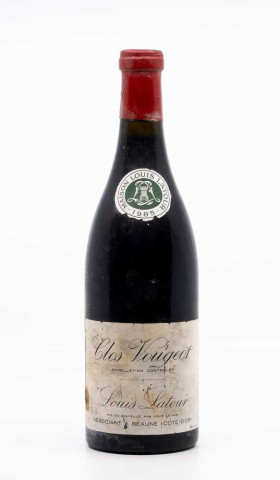 LATOUR LOUIS - Clos Vougeot Grand Cru 1985 red - grand cru Wine from clos vougeot | RP Fines Wines