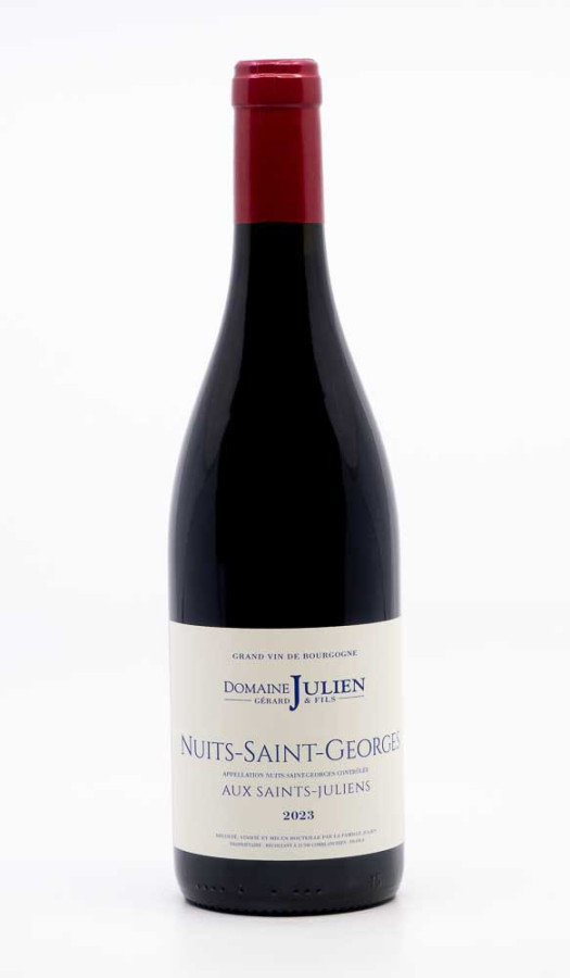 JULIEN GERARD - Nuits Saint Georges aux Saints Juliens 2023 rouge, vin village de nuits saint georges