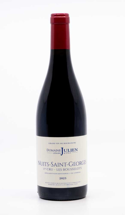 JULIEN GERARD - Nuits Saint Georges 1er Cru les Bousselots 2023 rouge, vin 1er cru de nuits saint georges 1er cru