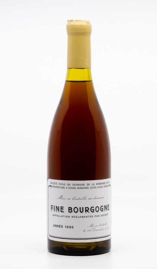 DOMAINE DE LA ROMANEE CONTI - Fine de Bourgogne 1986  -  Wine from fine de bourgogne | RP Fines Wines