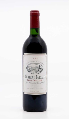 CHÂTEAU BERGAT - Saint Emilion 1990 rouge - Vin  saint emilion | RP Fines Wines