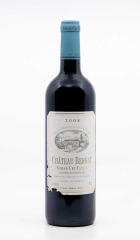 Buy CHÂTEAU BERGAT - Saint Emilion 2008