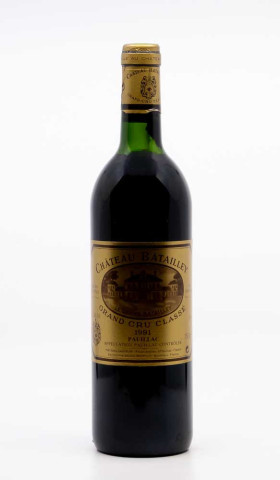 CHÂTEAU BATAILLEY - Pauillac 1991 rouge - Vin  pauillac | RP Fines Wines