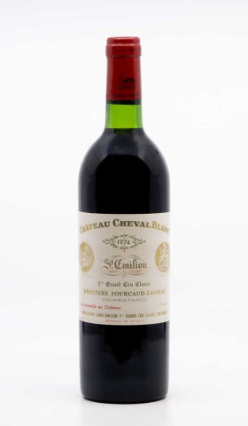 CHÂTEAU CHEVAL BLANC - Saint Emilion 1974 rouge, vin  de saint emilion
