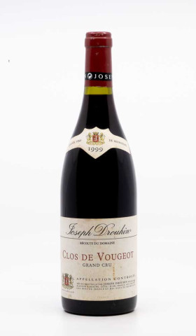 DROUHIN JOSEPH - Clos de Vougeot Grand Cru 1999 red, wine grand cru from clos vougeot