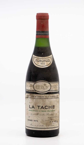 DOMAINE DE LA ROMANEE CONTI - La Tâche Grand Cru 1973 rouge, vin grand cru de la tâche