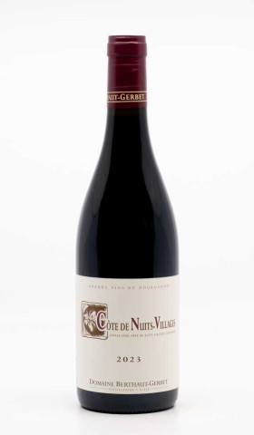 BERTHAUT GERBET - Côtes de Nuits Villages 2023 rouge, vin village de côtes de nuits