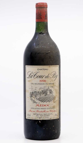 CHÂTEAU LA TOUR DE BY - Médoc 1990 Magnum rouge, vin  de médoc