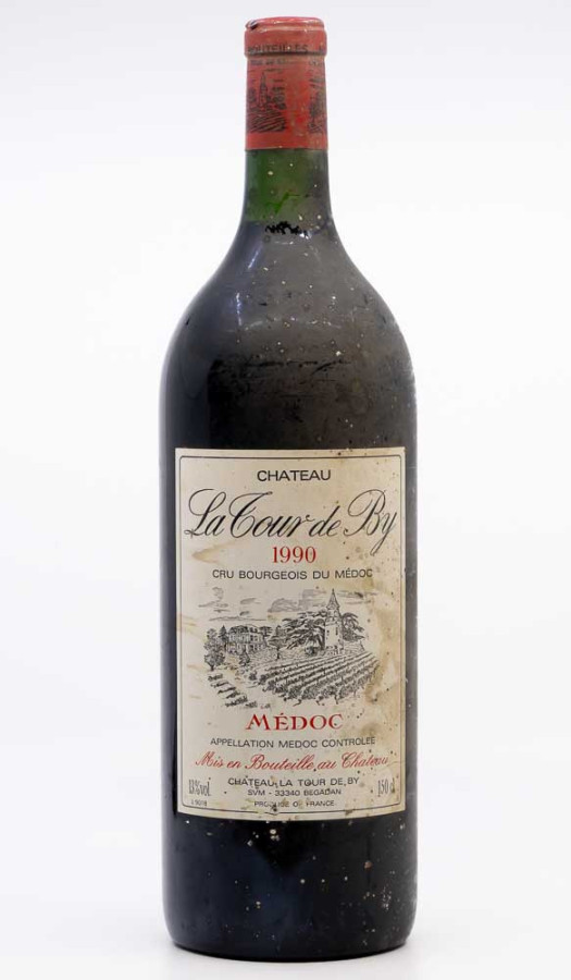 CHÂTEAU LA TOUR DE BY - Médoc 1990 Magnum rouge, vin  de médoc