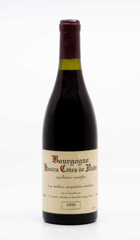 MATHIEU JP - ROUMIER GEORGES - Bourgogne Hautes Côtes de Nuits 1990 red, wine village from hautes côtes de nuits