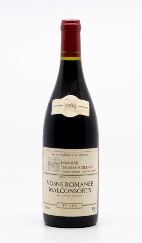 MOILLARD - Vosne Romanée 1er Cru aux Malconsorts 1996 rouge, vin 1er cru de vosne romanée 1er cru
