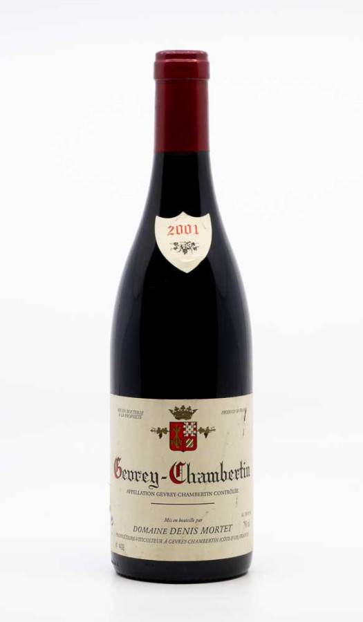 MORTET DENIS - Gevrey Chambertin 2001 rouge, vin village de gevrey chambertin