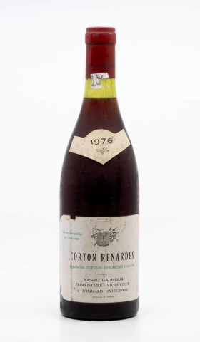 GAUNOUX MICHEL - Corton Grand Cru Renardes 1976 red, wine grand cru from corton