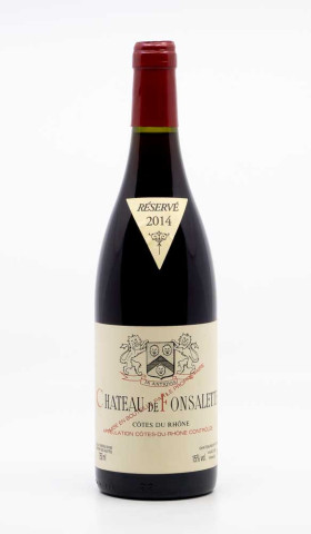 CHÂTEAU FONSALETTE - Côtes du Rhône 2014 rouge - Vin  côtes du rhône | RP Fines Wines