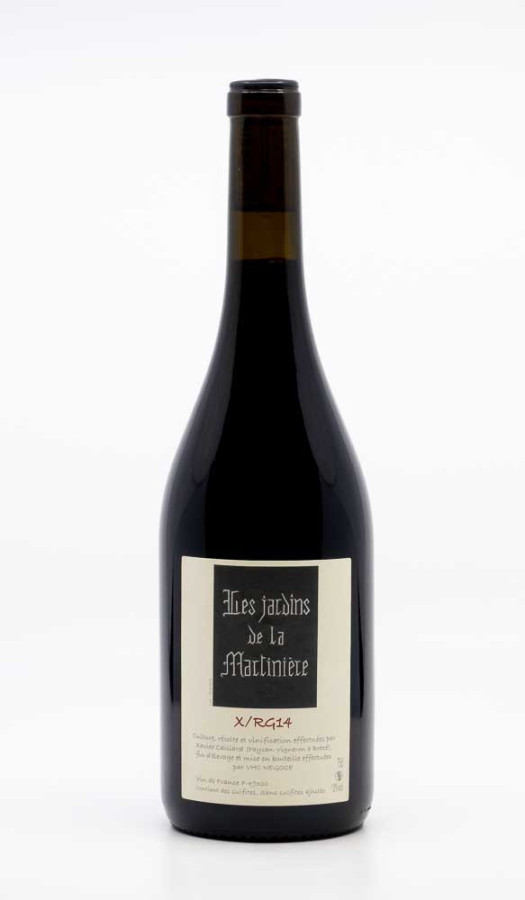 LES JARDINS DE LA MARTINIERE - CAILLARD XAVIER - Vin de France X/RG 14 rouge - Vin  vin de france | RP Fines Wines