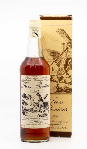 LES TROIS RIVIERES - Vieux Rhum 1986 , vin  de rhum