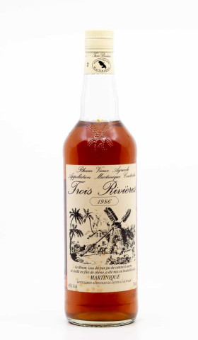 LES TROIS RIVIERES - Vieux Rhum 1986 , vin  de rhum