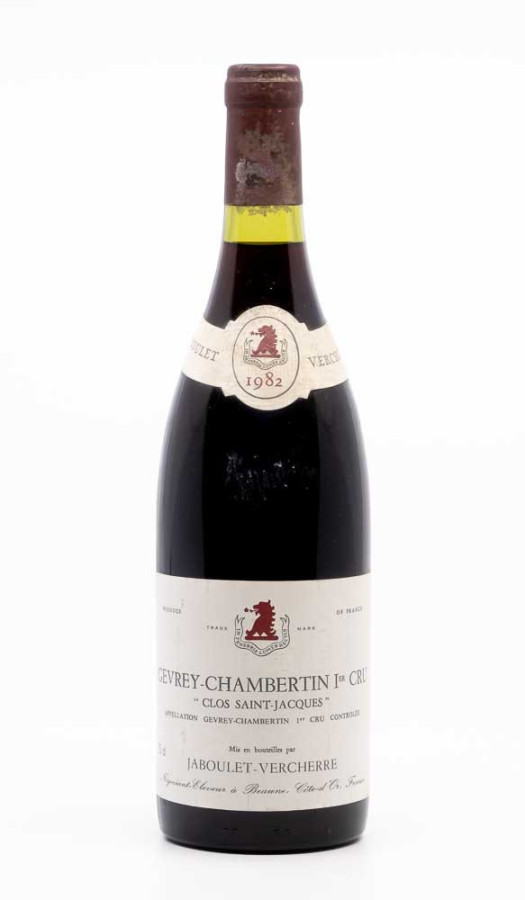 JABOULET VERCHERE - Gevrey Chambertin 1er Cru Clos Saint Jacques 1982 rouge - Vin 1er cru gevrey chambertin 1er cru |