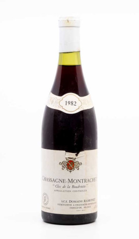 RAMONET - Chassagne Montrachet 1er Cru Clos de la Boudriotte Rouge 1982 rouge - Vin 1er cru chassagne montrachet 1er