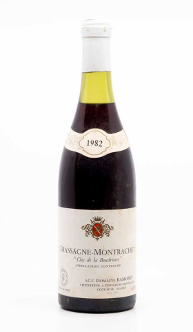 RAMONET - Chassagne Montrachet 1er Cru Clos de la Boudriotte Rouge 1982 rouge - Vin 1er cru chassagne montrachet 1er