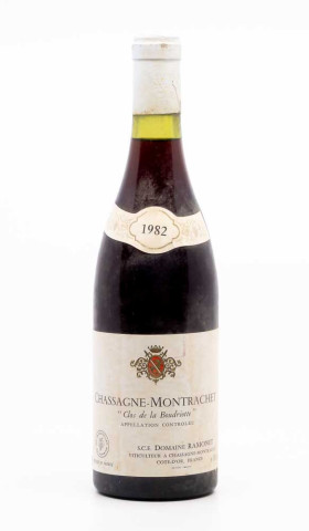 RAMONET - Chassagne Montrachet 1er Cru Clos de la Boudriotte Rouge 1982 rouge - Vin 1er cru chassagne montrachet 1er