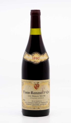 NOELLAT MICHEL - Vosne Romanée 1er Cru Les Beaux Monts 1990 red, wine 1er cru from vosne romanée 1er cru