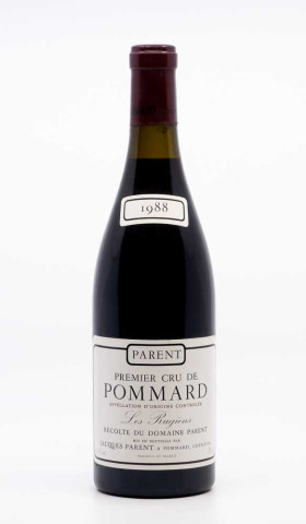 PARENT - Pommard 1er Cru les Rugiens 1988 rouge, vin 1er cru de pommard 1er cru