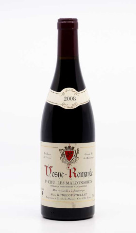 HUDELOT NOELLAT - Vosne Romanée 1er Cru aux Malconsorts 2008 rouge, vin 1er cru de vosne romanée 1er cru