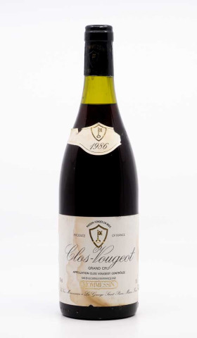 MOMMESSIN - Clos Vougeot Grand Cru 1986 rouge, vin grand cru de clos vougeot