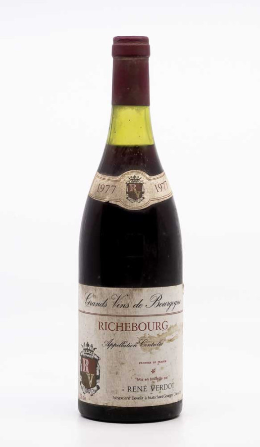 VERDOT - Richebourg Grand Cru 1977 rouge, vin grand cru de richebourg