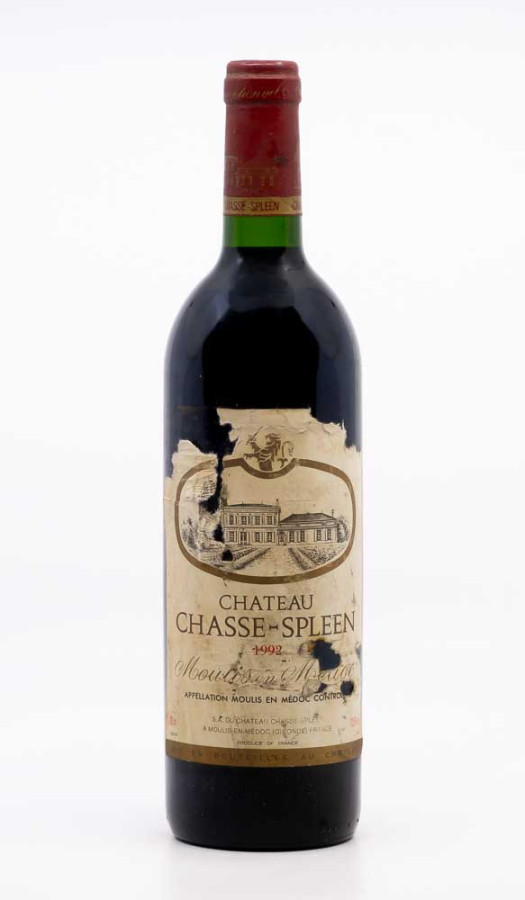 CHÂTEAU CHASSE SPLEEN - Moulis en Médoc 1992 rouge, vin  de moulis en médoc