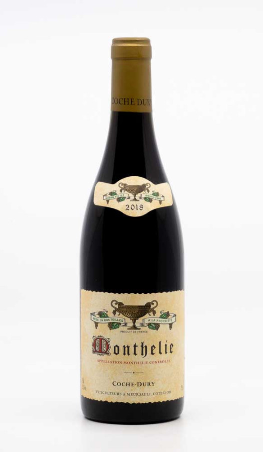 COCHE DURY - Monthélie 2018 rouge, vin village de monthélie