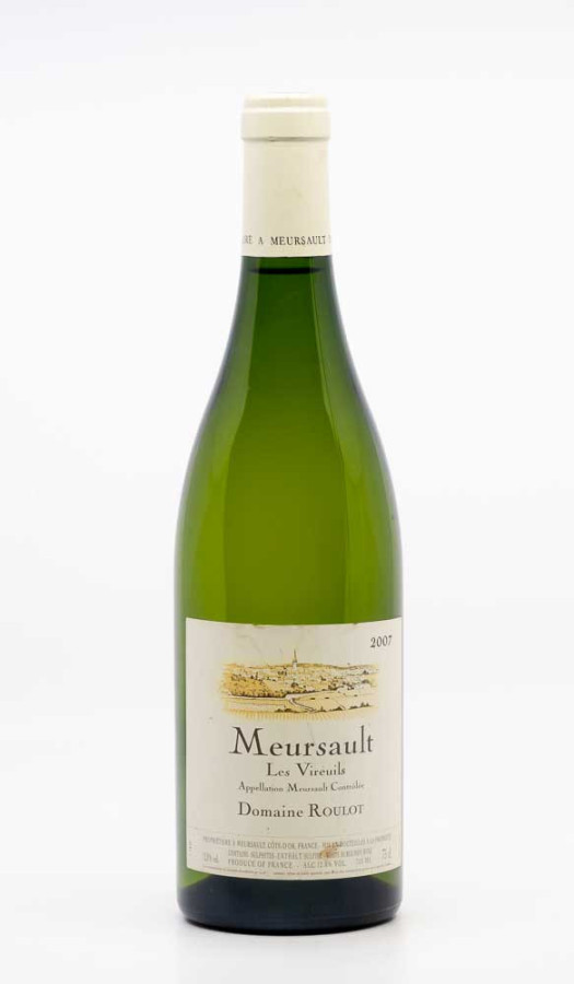 ROULOT - Meursault Vireuils 2007 blanc, vin village de meursault