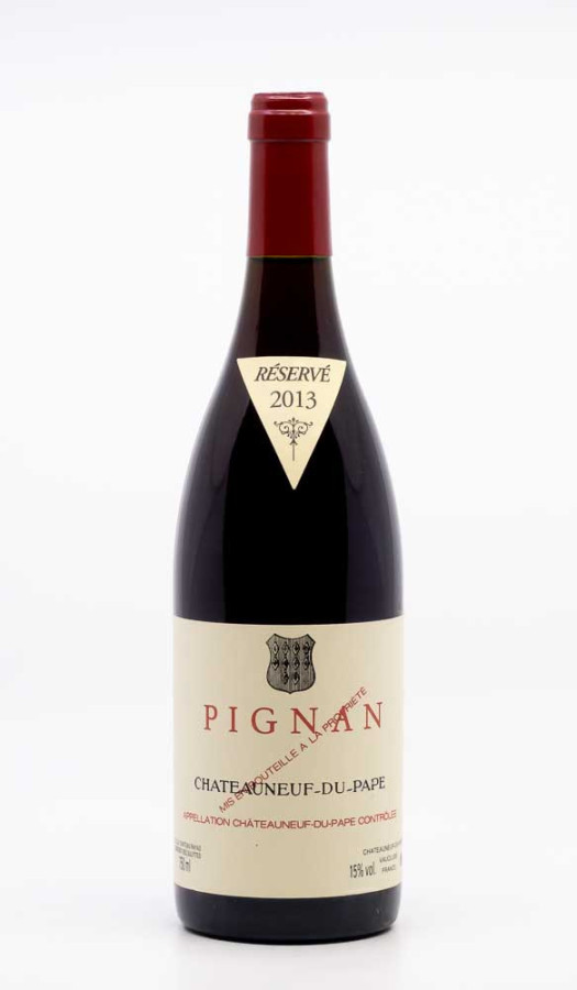 PIGNAN - Châteauneuf du Pape 2013 rouge, vin  de châteauneuf du pape