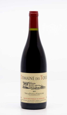 DOMAINE DES TOURS - Vin de Pays de Vaucluse 2017 rouge, vin  de vin de pays de vaucluse