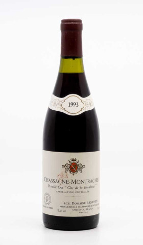 RAMONET - Chassagne Montrachet 1er Cru Clos de la Boudriotte 1993 red, wine 1er cru from chassagne montrachet 1er cru