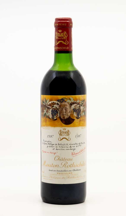 CHÂTEAU MOUTON ROTHSCHILD - Pauillac 1987 rouge - Vin  pauillac | RP Fines Wines