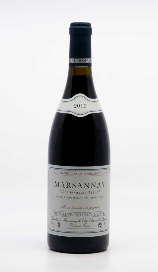 CLAIR BRUNO - Marsannay les Grasses Têtes 2010