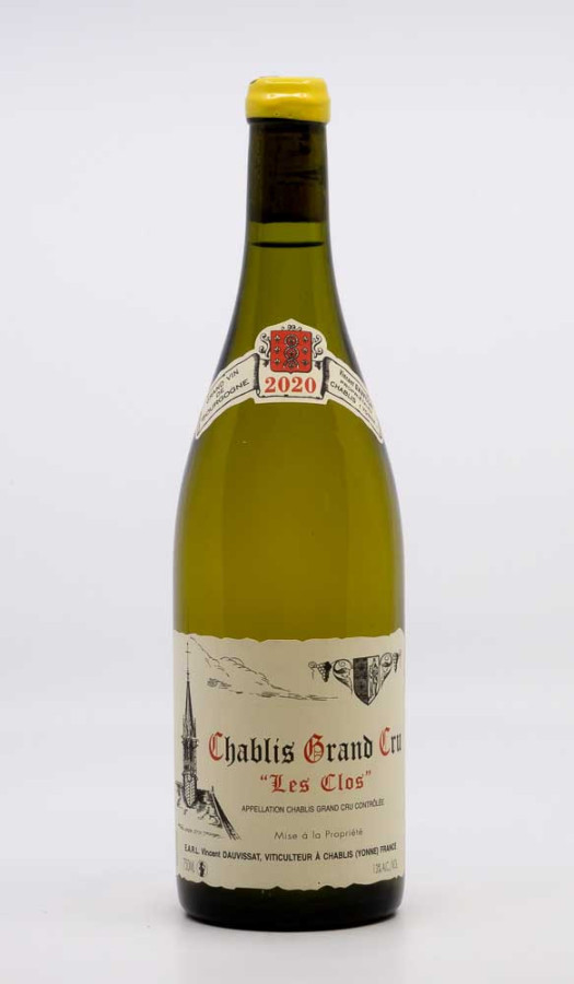 DAUVISSAT - Chablis Grand Cru Les Clos 2020 rouge, vin grand cru de chablis grand cru