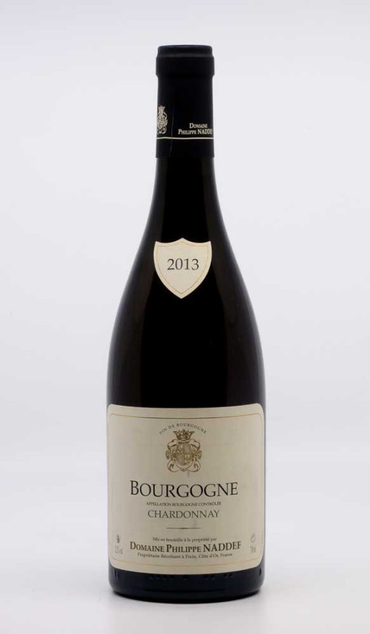 NADDEF - Bourgogne Blanc 2013 blanc, vin régional de bourgogne chardonnay