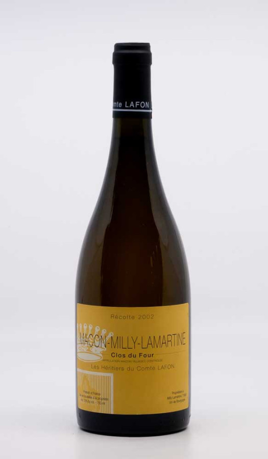 HERITIERS DES COMTE LAFON - Macon Milly Lamartine Clos du Four 2002 blanc, vin village de macon